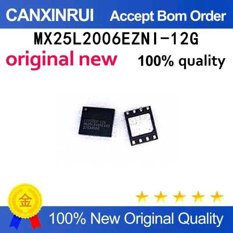 

(5-100 pieces)New stock MX25L2006EZNI-12G MX25L2006EZNI QFN