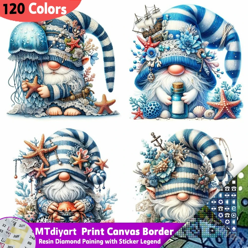 

Gnome Resin 120 Colors Sticker Legend 5d Diy Diamond Mosaic Portrait Full Drill Painting Complete Kit Decor Art Handmade Gift