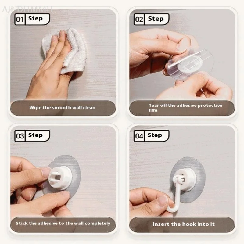 Многофункциональный-вращающийся-на-360-градусов-крючок-1-5-10-шт-сверло-не-требуется-съемное-настенное-крепление-с-липкой-накладкой