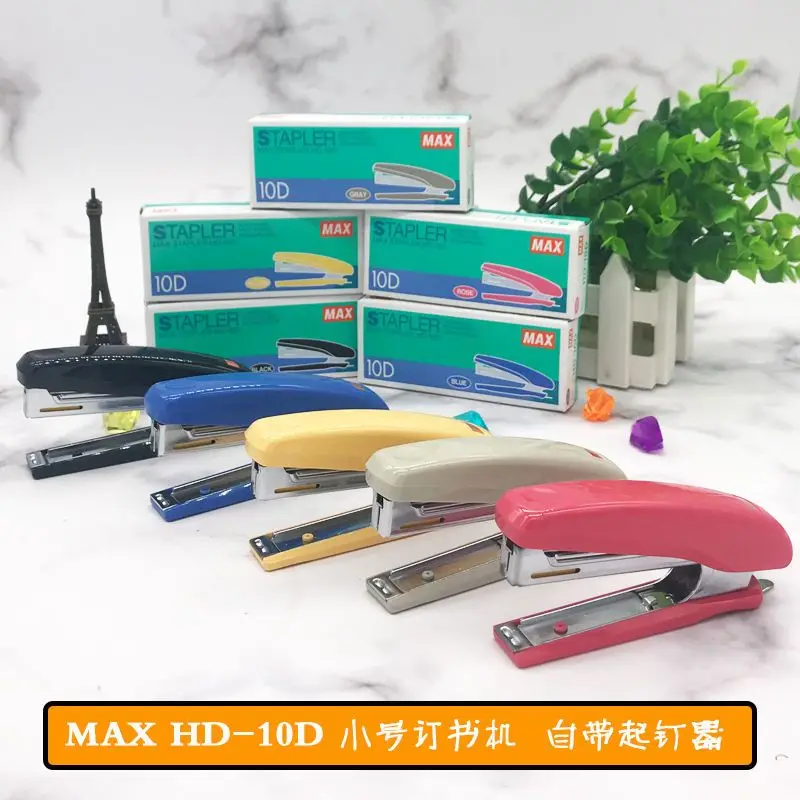 اليابانية HD-10D ميني رقم. 10 دباسة، يمكن أن تحمل صفين من الأظافر مع منتقي أظافر #2