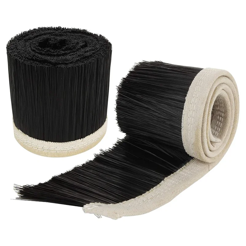 2 uds cepillo de zapata para polvo de 70Mm, cepillo de vacío CNC de 1M de longitud, cubierta antipolvo para máquina de grabado de aspiradora para husillo de enrutador CNC-[A04I]