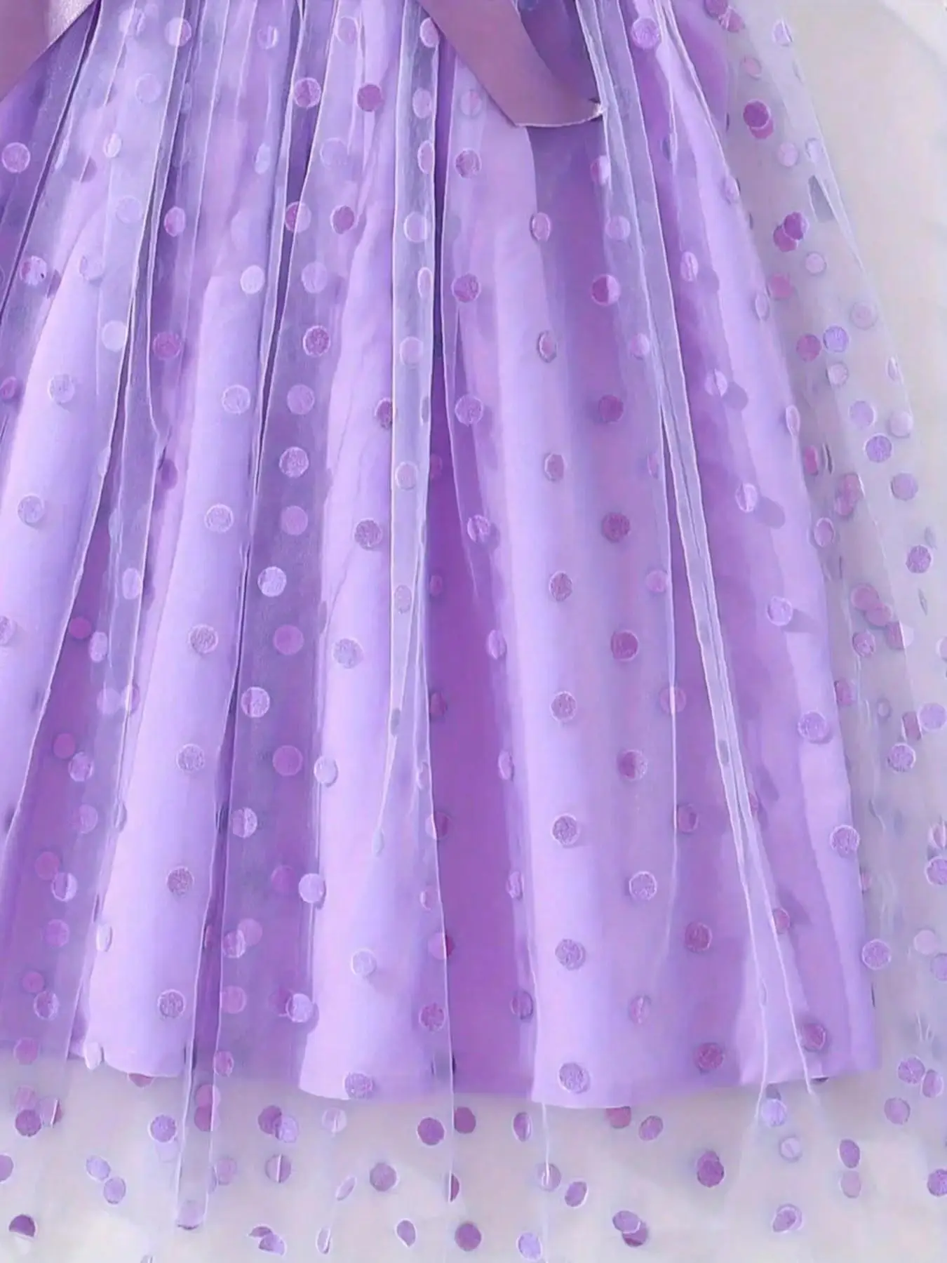 Sommer Mädchen Rüschen-Dekoration Cami Tutu Kleid Prinzessin Mesh Kinderkleid Freizeit Süßer Stil – Detail 17