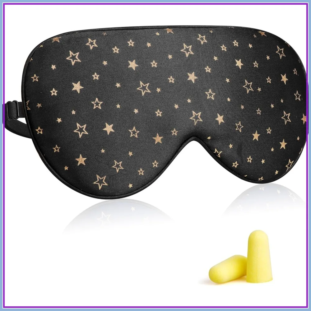 

Pure Silk Sleep Eye Mask, Super Soft, Adjustable, Blocks Light, Ultimate Sleeping Aid