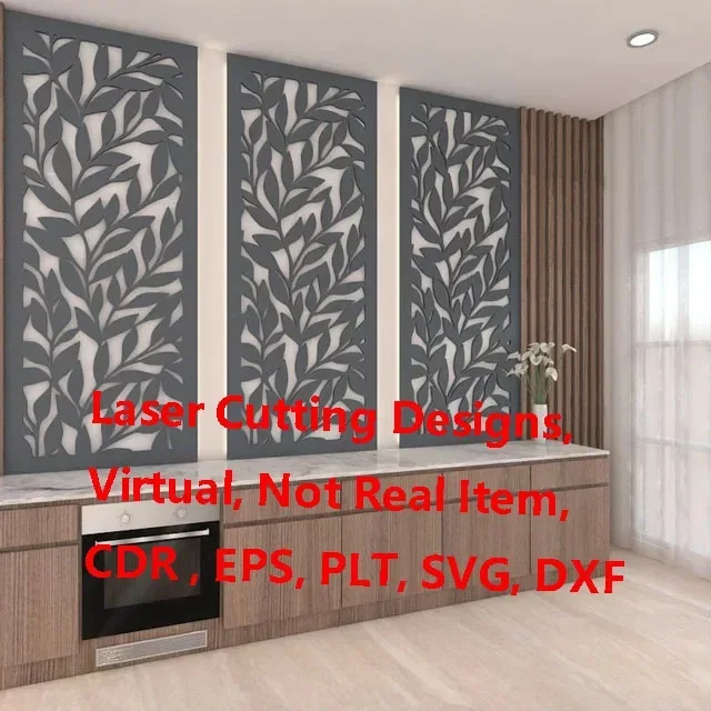 Imagem -05 - Arquivos Dxf Cdr Eps Svg Formatos 2023 Novo Painel Divisor de Sala Estêncil Janela Cnc Laser Corte Cricut Design Decoração Vetor 400 Peças