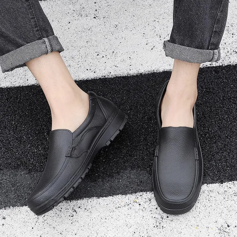 Rain， Boots Men's Non-slip Waterproof Shoes Low-cut Pumps Summer Wear-resistant Kitchen Car Wash Work Shoes Casual Fishing Shoes