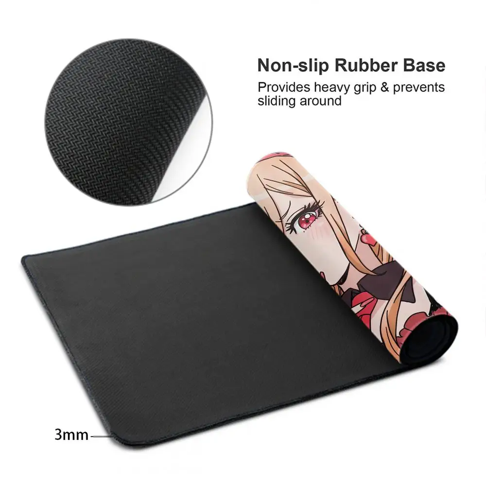 My Dress-Up Darling  Kitagawa Marin Gojo Wakana Mouse Pad Large Computer Mousepad 1000x500mm Non-slip Rubber PC Keyboard Deskmat