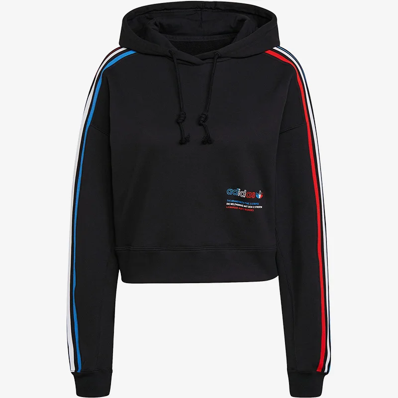 

Оригинальный женский повседневный свободный вязаный свитер Adidas Trefoil GN2853