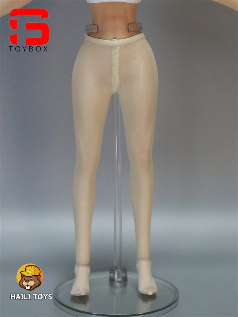 HAILI TOYS Rajstopy damskie z cienkiego jedwabiu lodowego w skali 1/6, akcesoria do ubrań, pasują do 12-calowych figurek żołnierzy, lalek i figurek akcji.