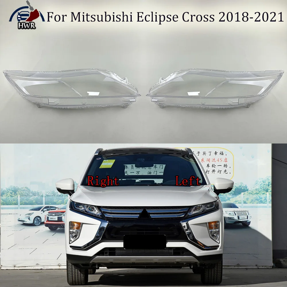 Headlamp Cover Transparent Lampshade Headlight Shell Mask Lens Plexiglass For Mitsubishi Eclipse Cross 2018 2019 2020 2021