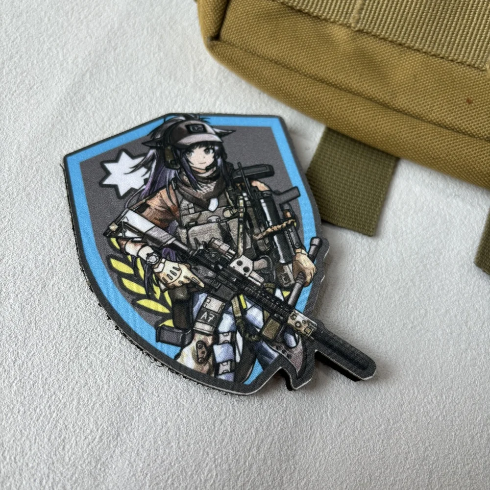 Parche táctico Arknights Sandstorm con velcro y emblema impreso - imagen 3