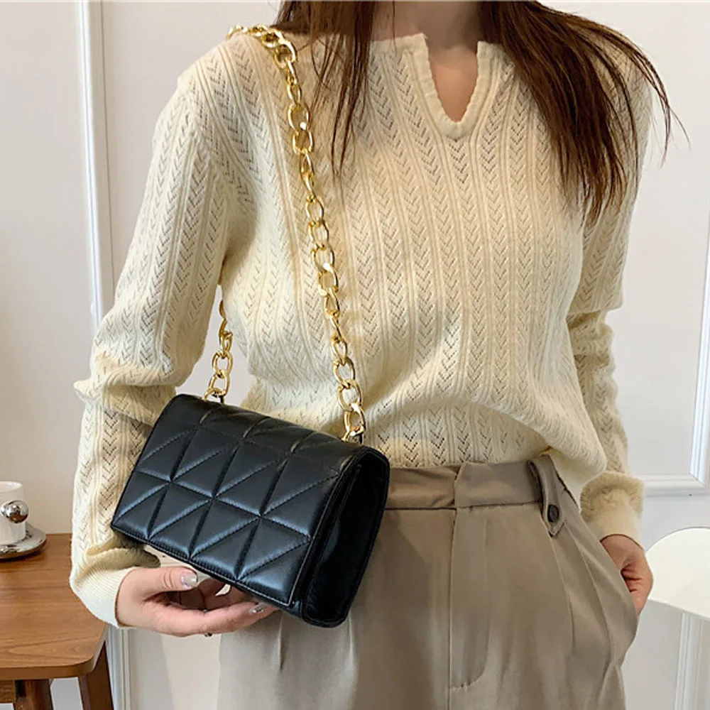 Designer Handbags Fashion Mini Chain Small Square Bag Totes Bags Purses Girls Shoulder Bags for Women 2024 New Crossbody Bags