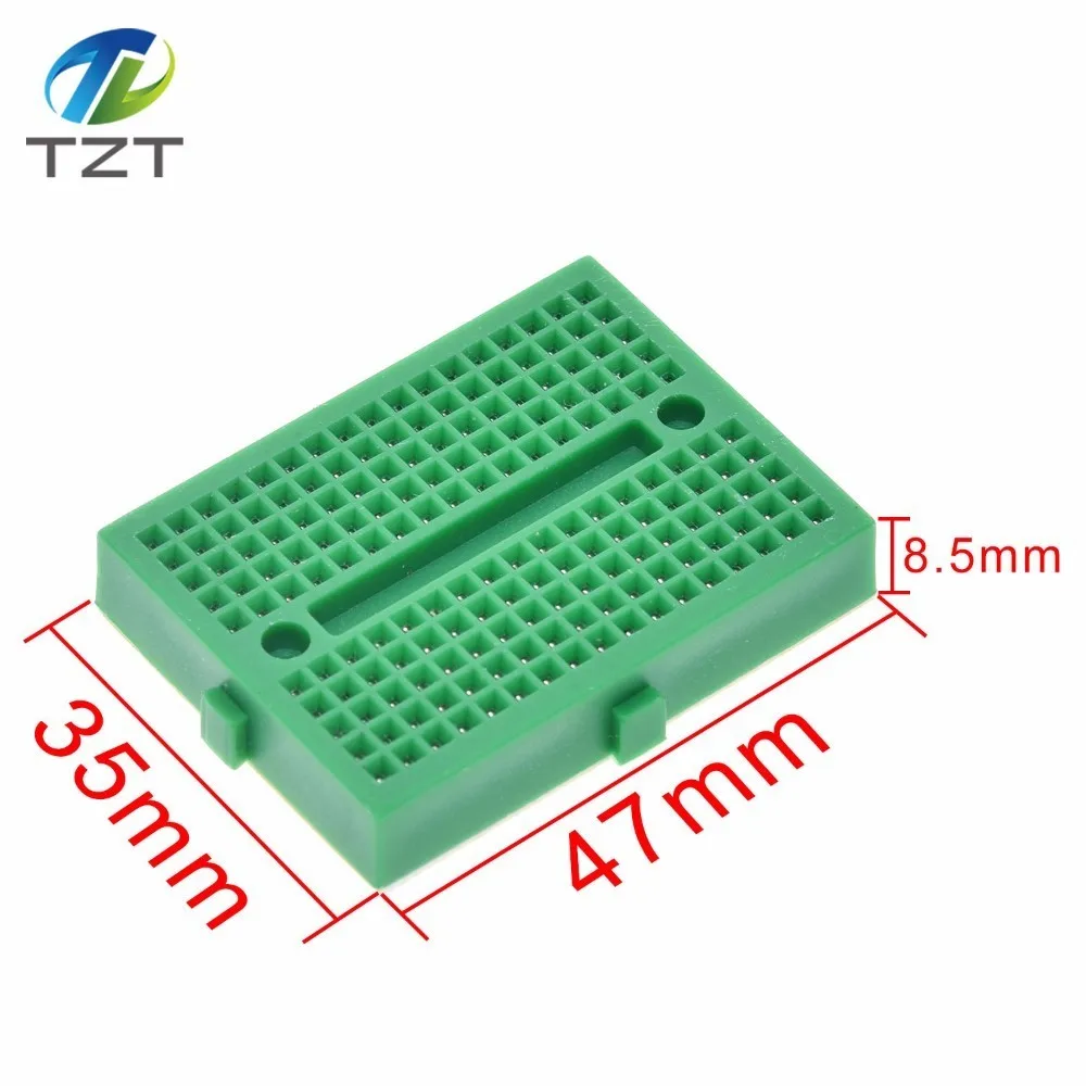 SYB-170 Mini Solderless Breadboard Prototype Experiment Test Protoboard 170 Tie-Points Bread Board For Arduino Shield 6 Colors