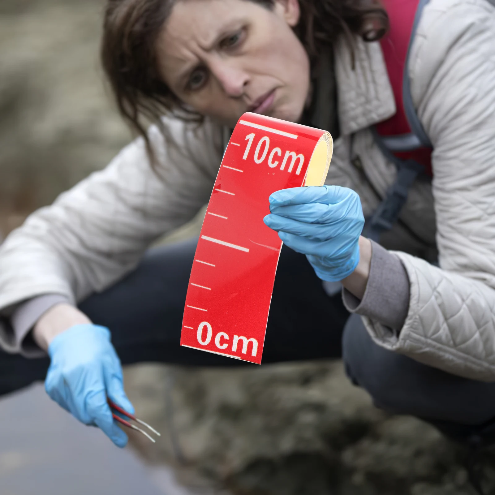 

2Pcs Water Level Gauge Self Adhesive Measuring Tools for Pool Hose Round Marking Waterproof Anti Fading Pond Depth Measurement