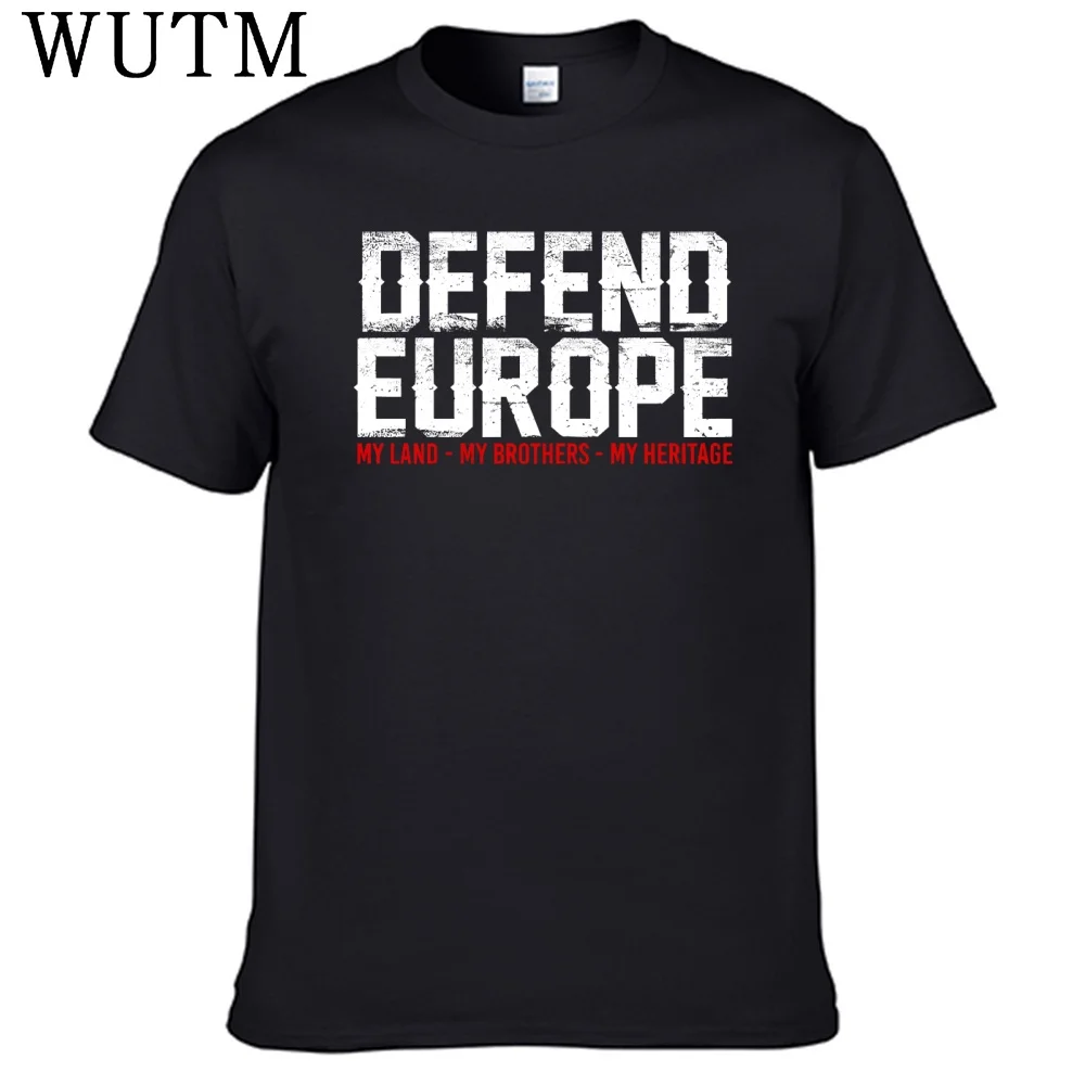 Defend Europe T-Shirt aus 100 % Baumwolle für Herren