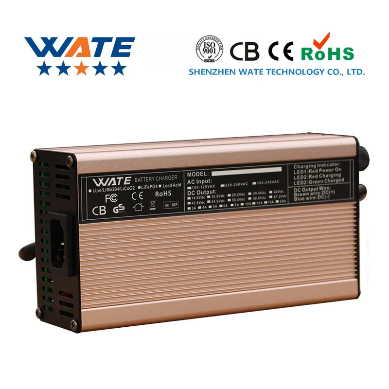 29,2V 20A LiFePO4-Batterieladegerät mit Anderson XT60 8S Aluminiumgehäuse 24V Schnellladung für 8S-Batterien