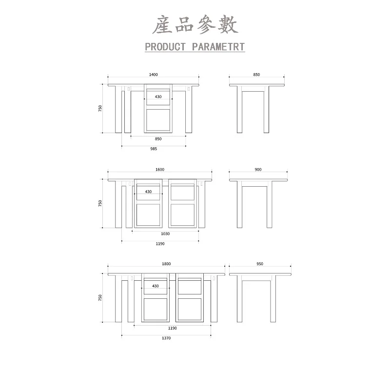 مكتب بيضاوي من الخشب الصلب النقي متوسط الطول من خشب الساج وابي سابي مكتب كمبيوتر بسيط طويل منضدة العمل