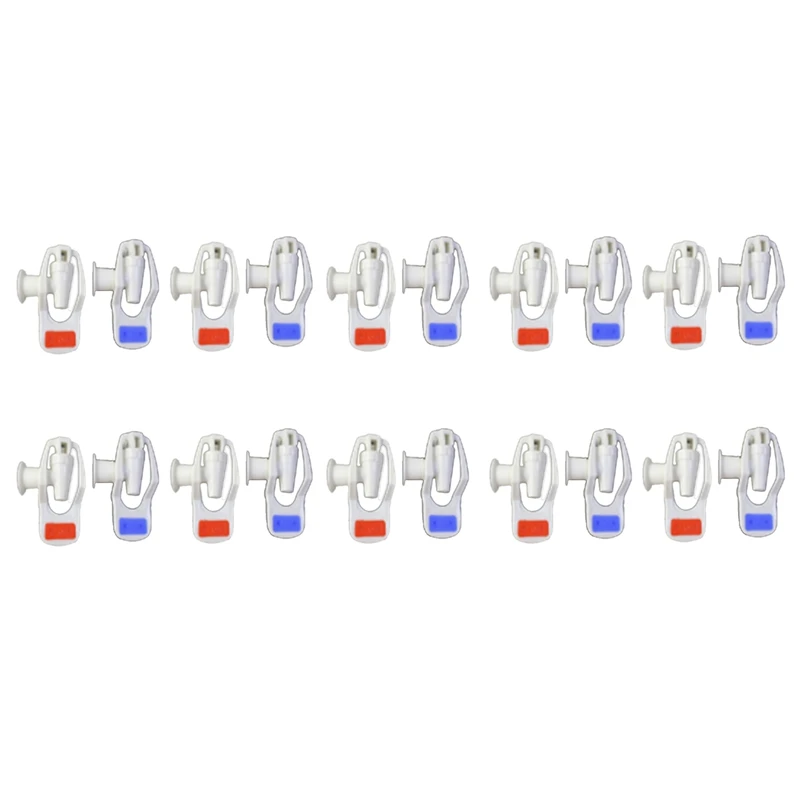 

Water Dispenser Replacement Push Type White Plastic Tap Faucet 20 Pcs