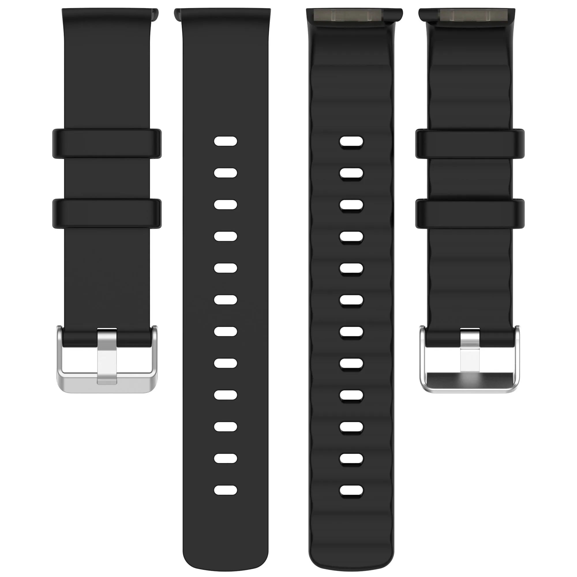 Correa de silicona para reloj inteligente EmeTerm, pulsera de repuesto deportiva suave y agradable para la piel