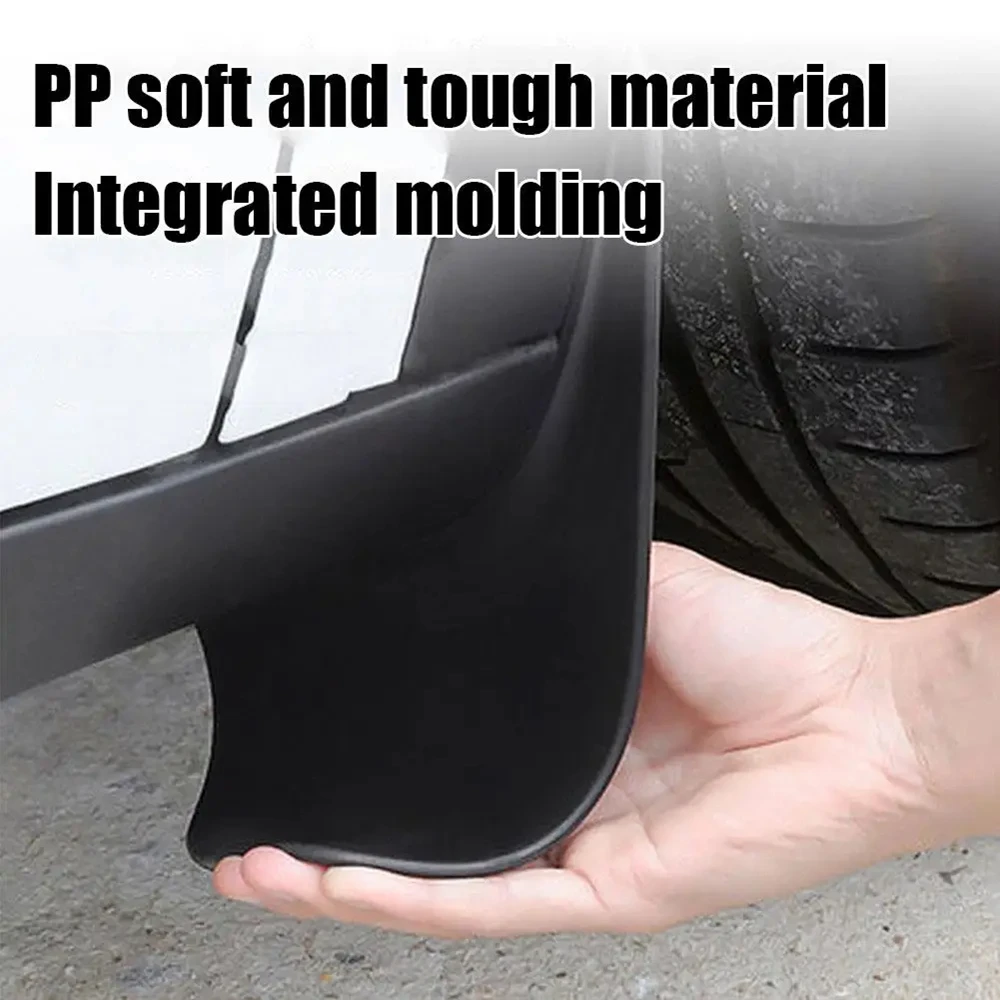 For Tesla Model 3 Highland 2024 Mud Flaps Splash Guards Anti-Sand Rear Wheel Fender Protector Auto Exterior Accessories