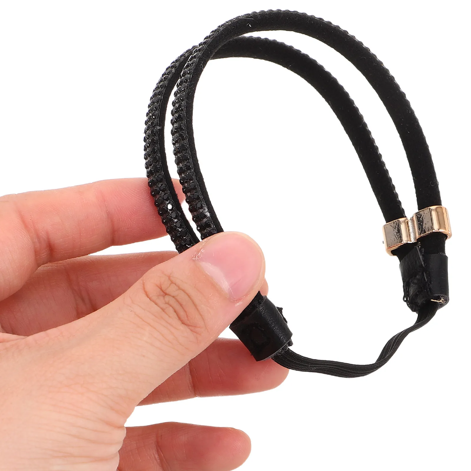 

6 пар эластичных ремешков для туфель на высоком каблуке со стразами, нескользящие сменные аксессуары для тапочек, сандалий, для туфель на высоком каблуке (при расхождении ремешков)