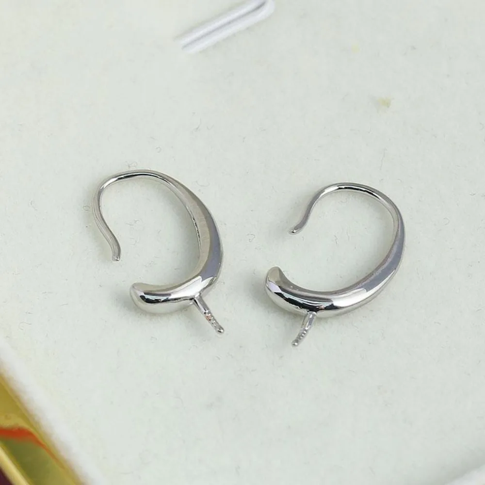 10 قطعة S925 فضة إبرة 18K الذهب ملفوفة مطلي إعدادات القرط النحاسي Diy بها بنفسك مجوهرات أقراط اللؤلؤ اكسسوارات