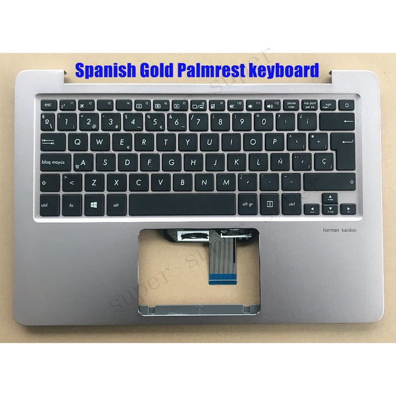 

SSS+ Spanish Gold Palmrest keyboard for Asus UX310U UX310UA UX310UQ UX410U UX410UA