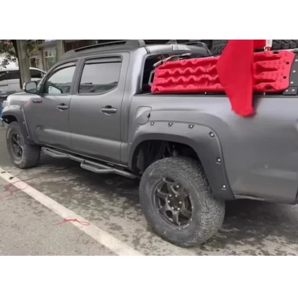For  TACOMA 16-23 Car Accessories Modified ABS Wheel Protector Guard in Car Fender Flares Arch Eyebrow Style view 3