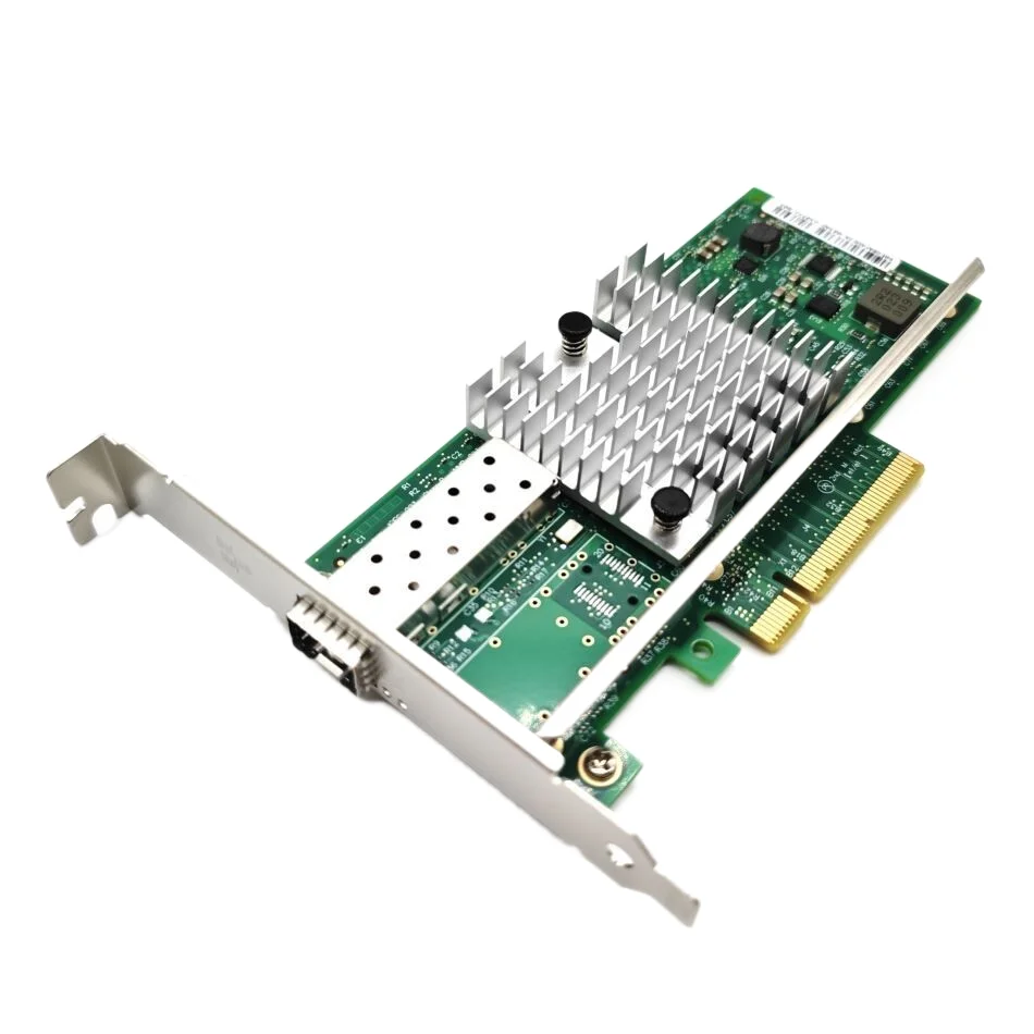 이더넷 네트워크 어댑터 인텔 82599EN X520-DA1, 1xSFP + 포트 PCI-E x8,x16 M.2 NIC 카드, 윈도우 서버, 7, 8, 10, VM웨어 지지대, 10GB