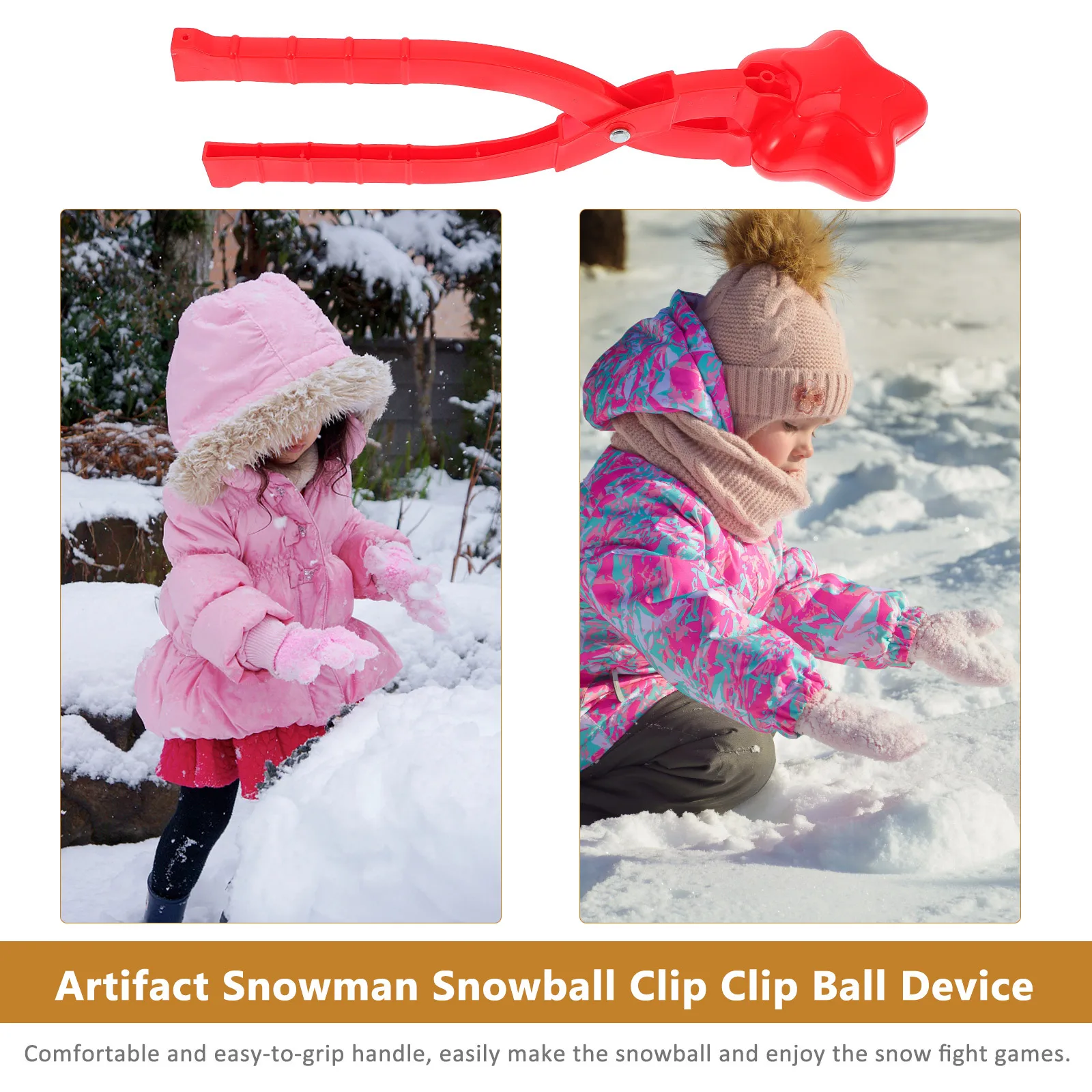 

Clip Children Durable Plastic Clamp Outdoor Winter Fight Winter Clip Kids Clamp Making Tool