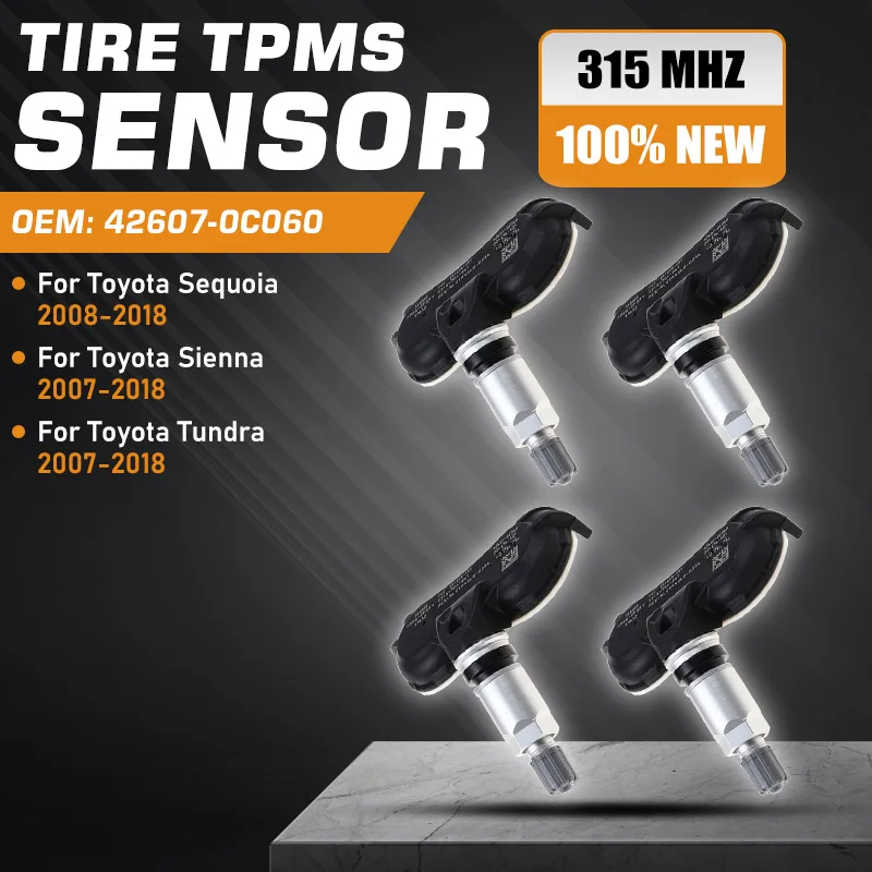 

Tire Pressure Monitoring Sensor For Toyota Tundra Toyota Sienna 2007-2018 TPMS Toyota Sequoia 2008-2018 Accessories 42607-0C060