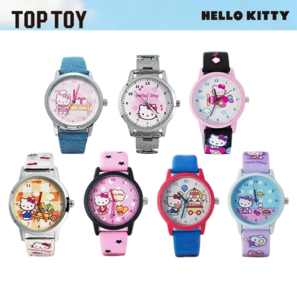 

TOPTOY Official Hello Kitty 24 Hours Date Watch Blind Box Cute Trendy Toy Collectible Ornament Birthday 520 Gift For Women