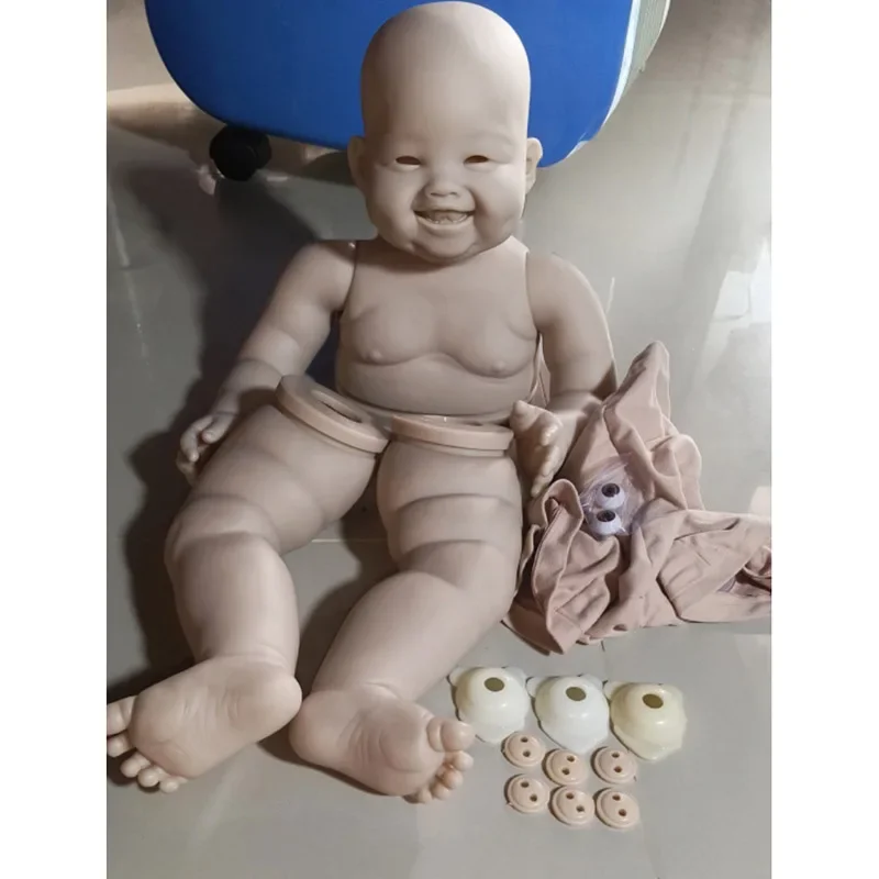 أجزاء دمية غير مكتملة غير مطلية مقاس 28 بوصة MinMin مجموعة دمية تولد من جديد بلون فارغ