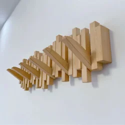 Perchero de pared de madera plegable, soporte para ropa, perchas, estantes para sombreros, ganchos, ahorro de espacio, muebles, estante para ropa, sala de estar