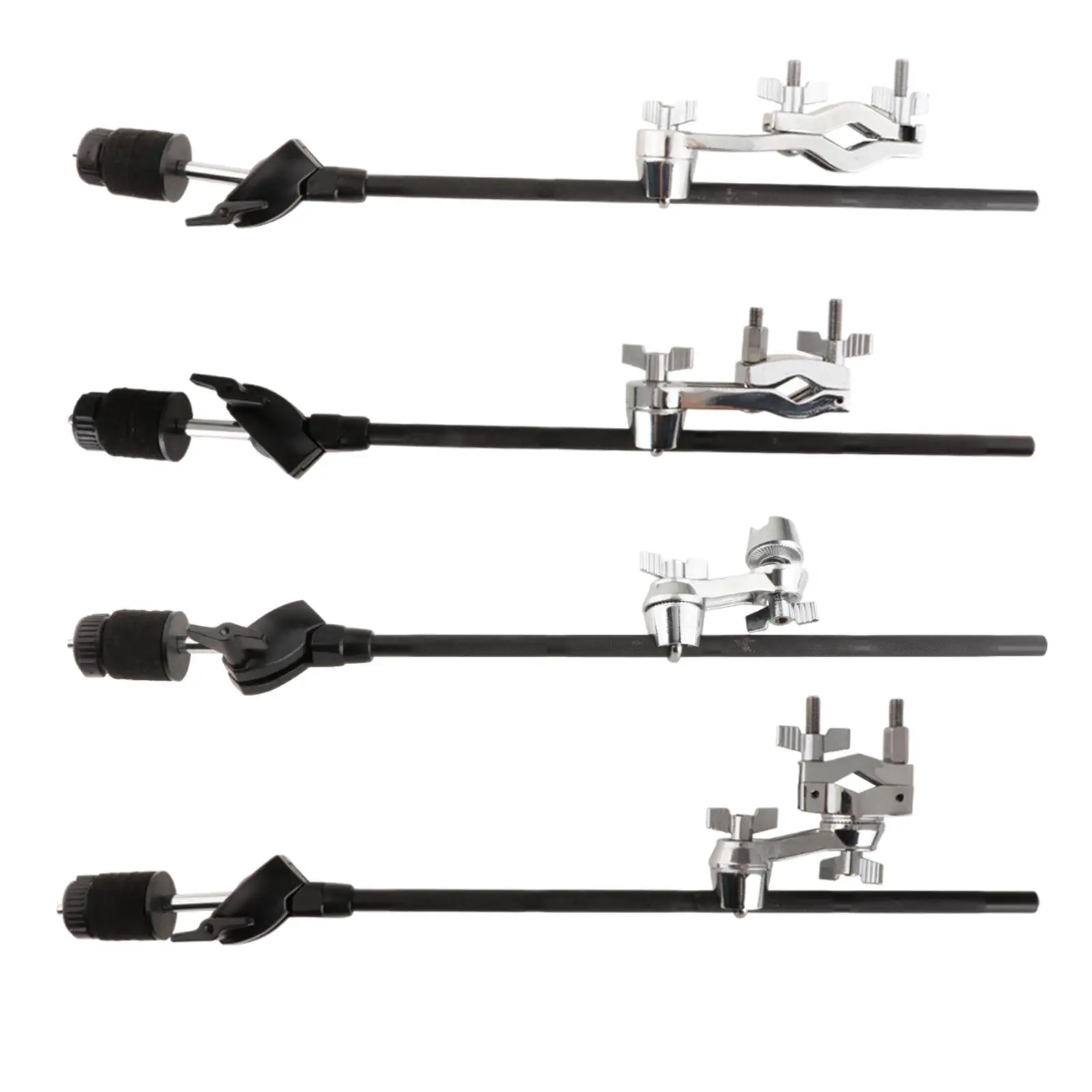 طبل تمديد حامل مشابك الطبول الوسادة طبل الملحقات طبل الصنج الذراع مرنة دوران حامل أداة عزف موسيقى ل الطبال #4