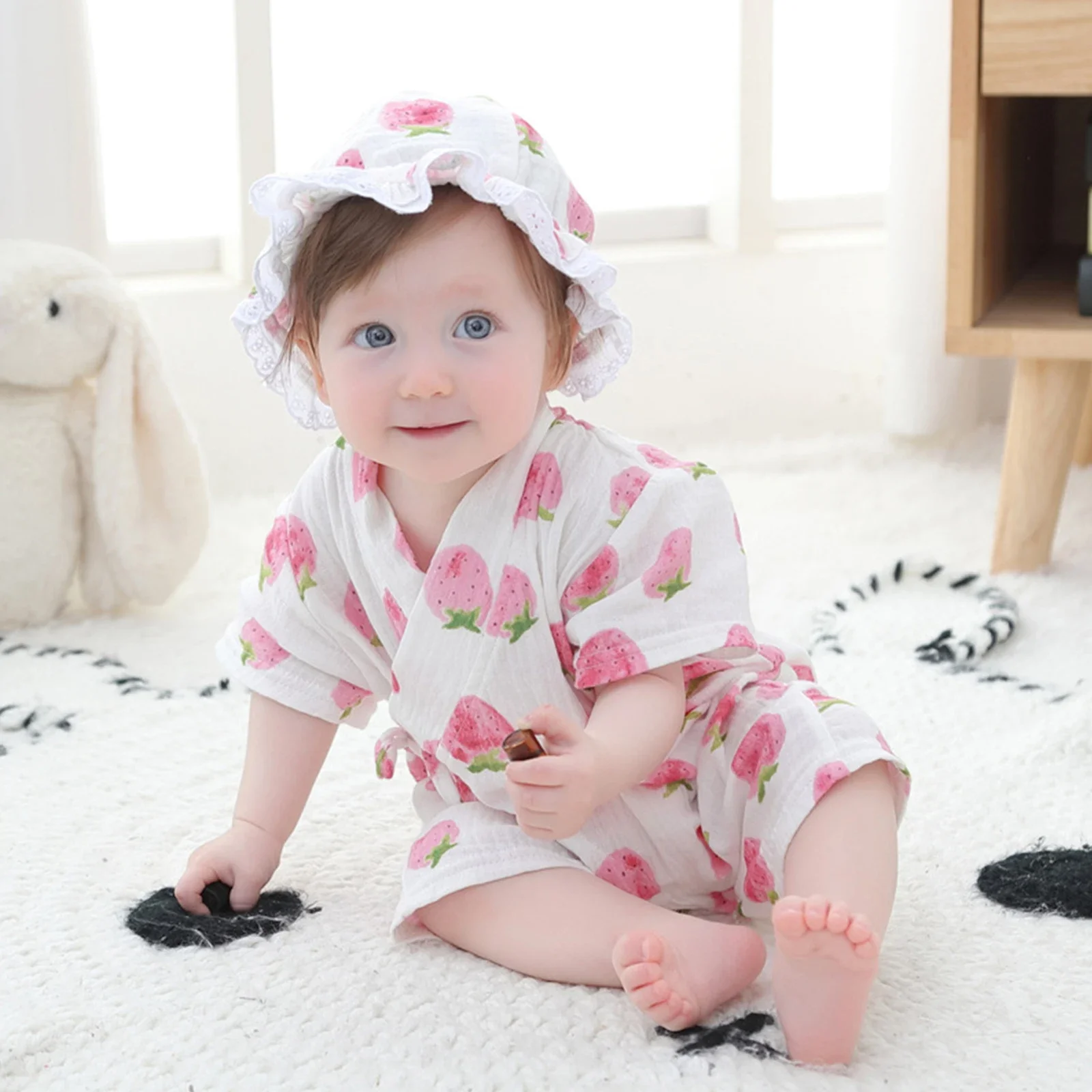 One-Pieces Baby Bodysuit For Newborns Summer Baby Romper Girl Boy Clothes Newborn Clothing Infant Soft Baby Homewear