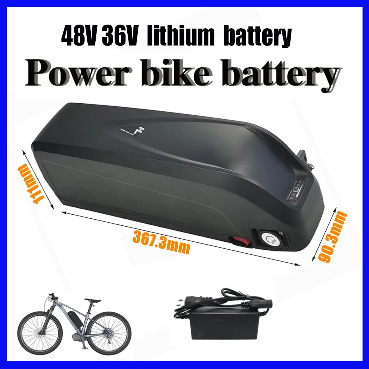 

1000 cycles High quality battery cells+charger Original 48V 12Ah Hailong Battery For 250W 350W 450W 750W Motor Built in 30A BMS