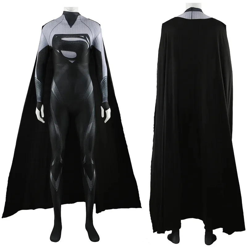 2025 11 negro Super mujeres Cosplay Flash 3D impreso LICRA y capa disfraz de Halloween mono disfraces de hallo