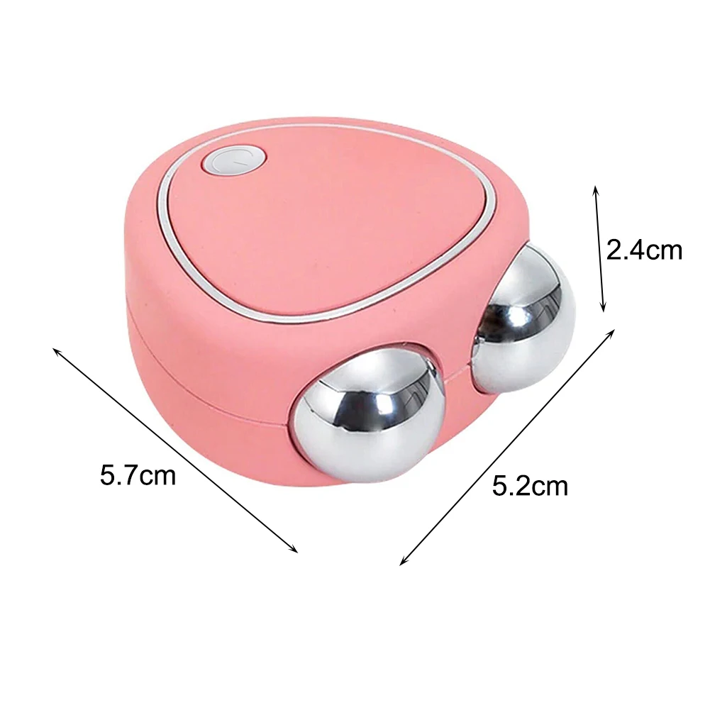 Ems Doppio Rullo Massaggiatore Dispositivo Dimagrante Rf Microcorrente Face Lift Macchina Riducendo Edema Rimozione Rughe Strumenti Per La Cura Della Pelle