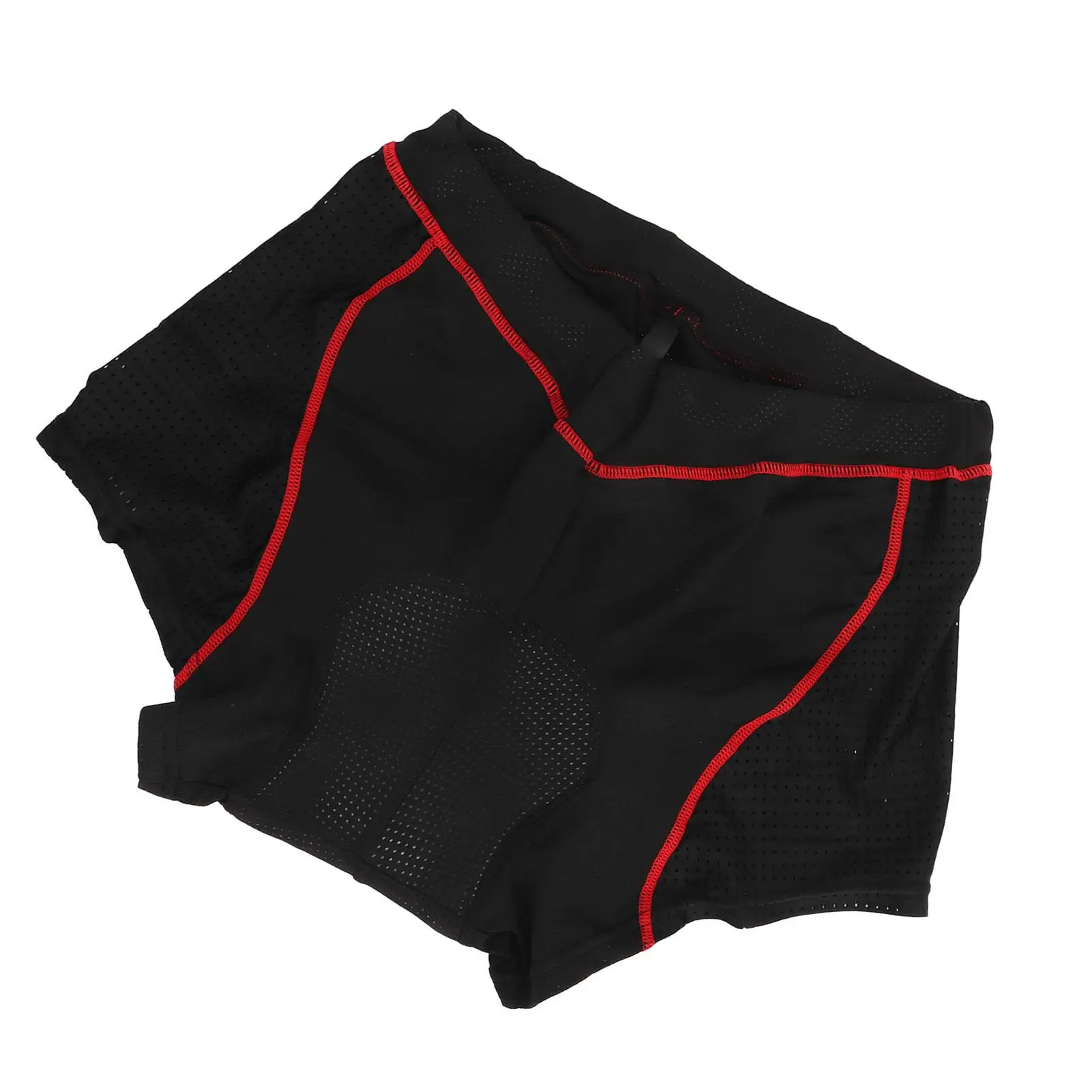 Men's Breathable 5D Padded Cycling Shorts - Quick Dry Black Red Gel Underwear for Biking & Sports