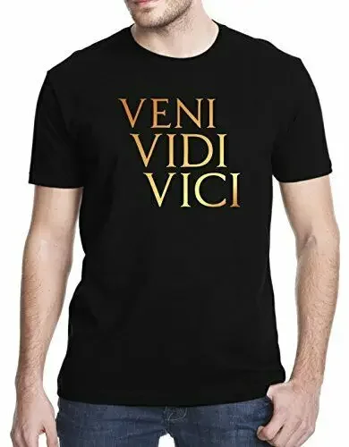 Roman Legion Caesar Veni Vidi Vici T-Shirt. Summer Cotton O-Neck Short Sleeve Mens T Shirt New S-3XL
