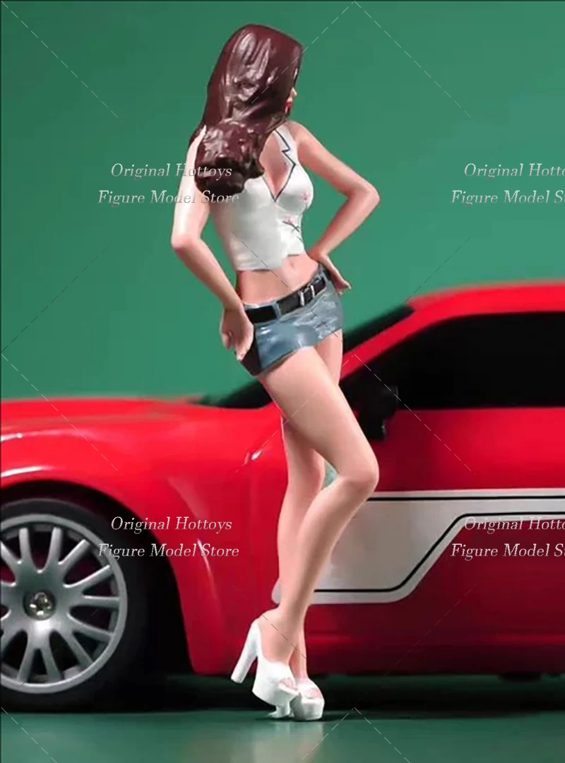 1/18 1/24 스케일 여성 군인 섹시한 미녀 모델 미니 페인팅 조각 풀 세트 약 6-9cm 액션 피규어 인형 컬렉션