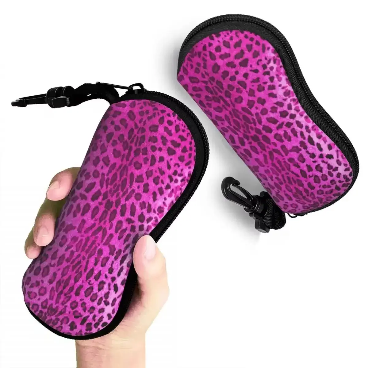 

Eyeglasses Cases Wiht Zipper Glasses Pouch Rubber Ultra Light Soft Neoprene Eyewear Storage Bag