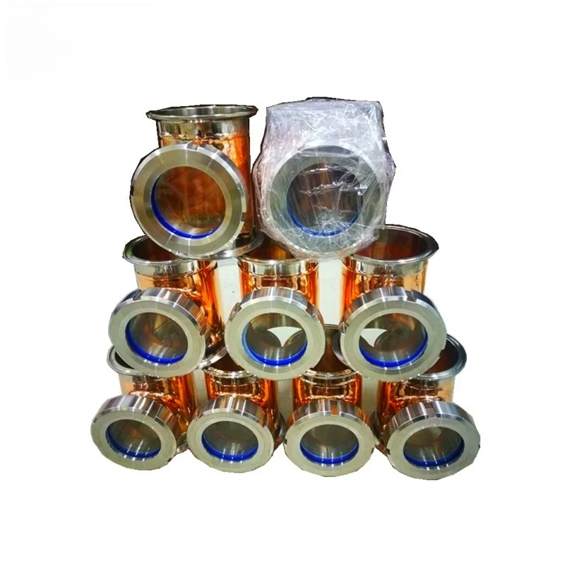 Copper Alcohol Distiller T Vodka Gin Distilled Spirits