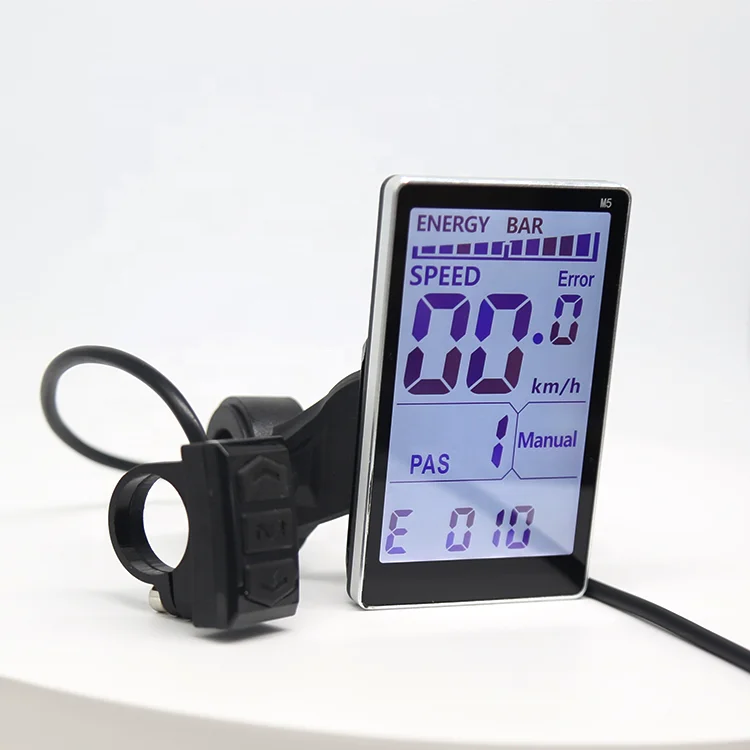 Electric bicycle speed control meter mountain bike scooter LCD LCD meter vertical screen speed governor throttle code table