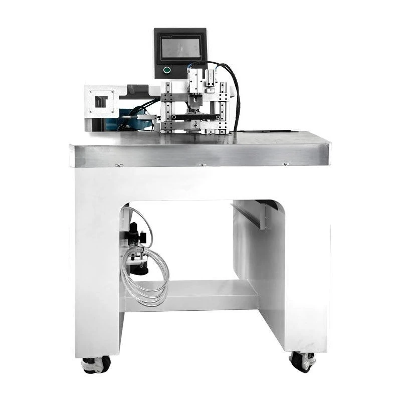 Semi-automatic glue shell inserting machine, terminal wire automatic glue shell inserting machine