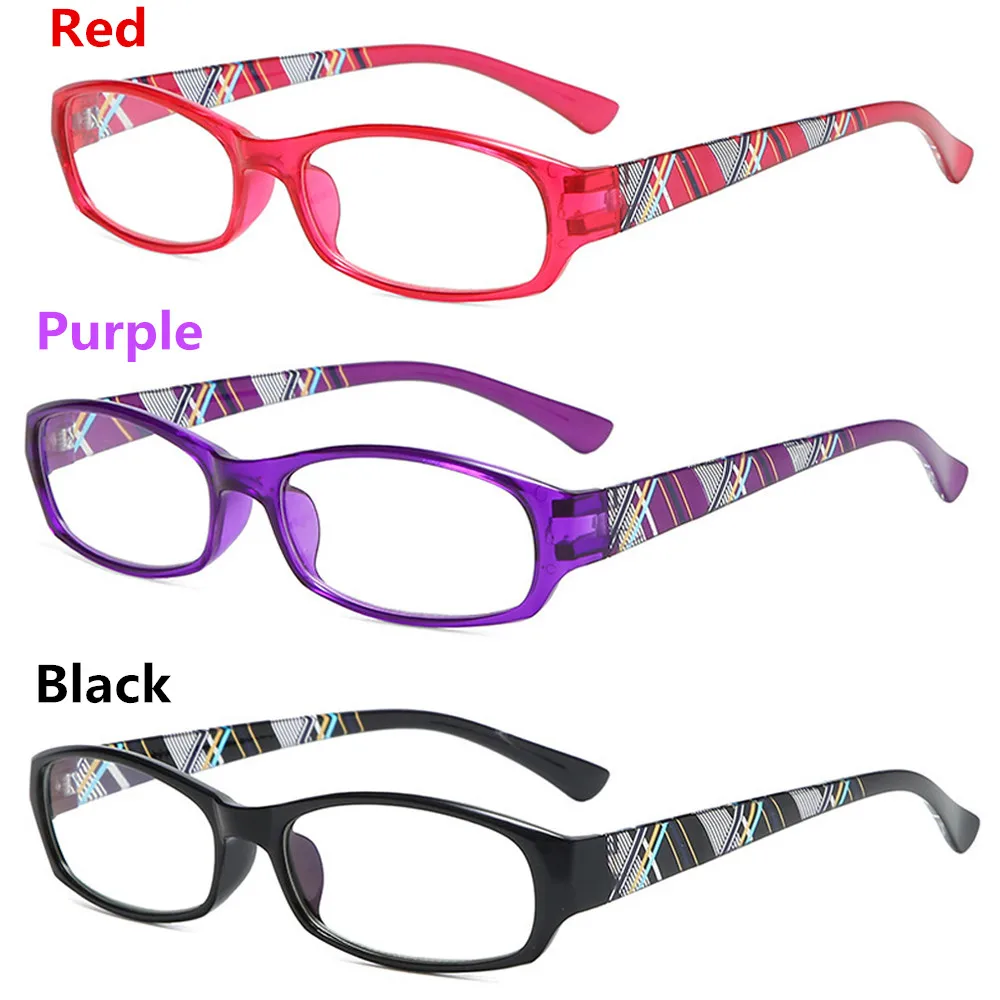 Bequeme, tragbare Blumen, elegante Lesebrille mit ultraleichtem Rahmen, Augenschutz, Anti-Blaulicht-Brille