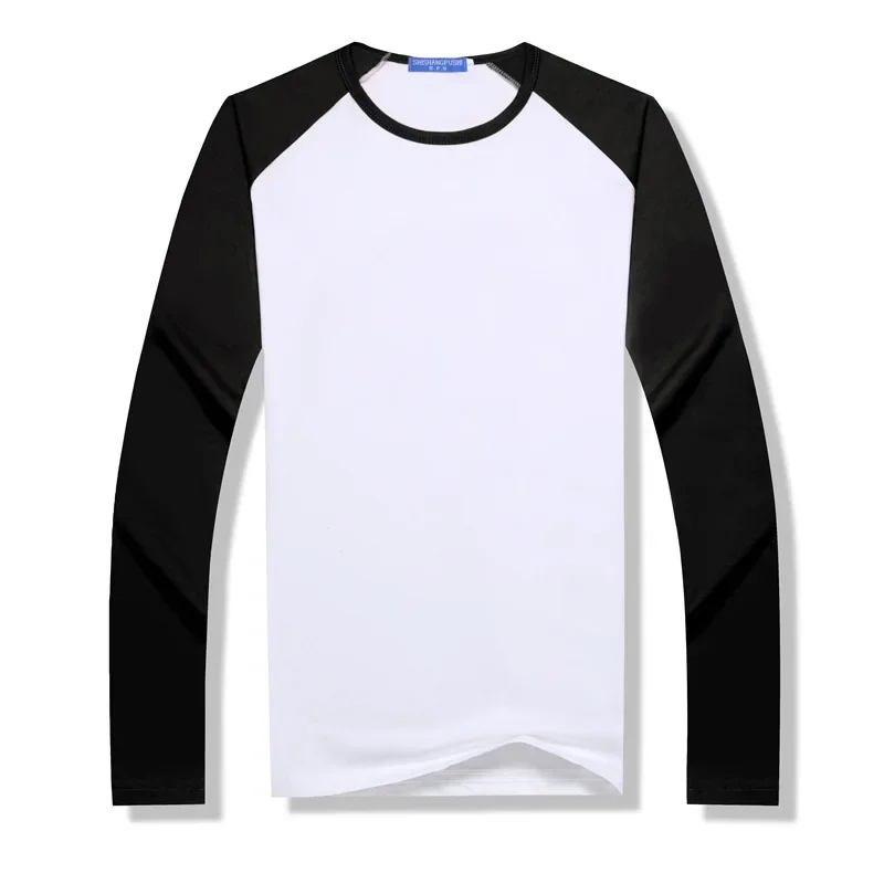 Spring Autumn Long Sleeve Modal T-Shirts for Adult Kids Sublimation Blank White Tops Family Matching Outfits