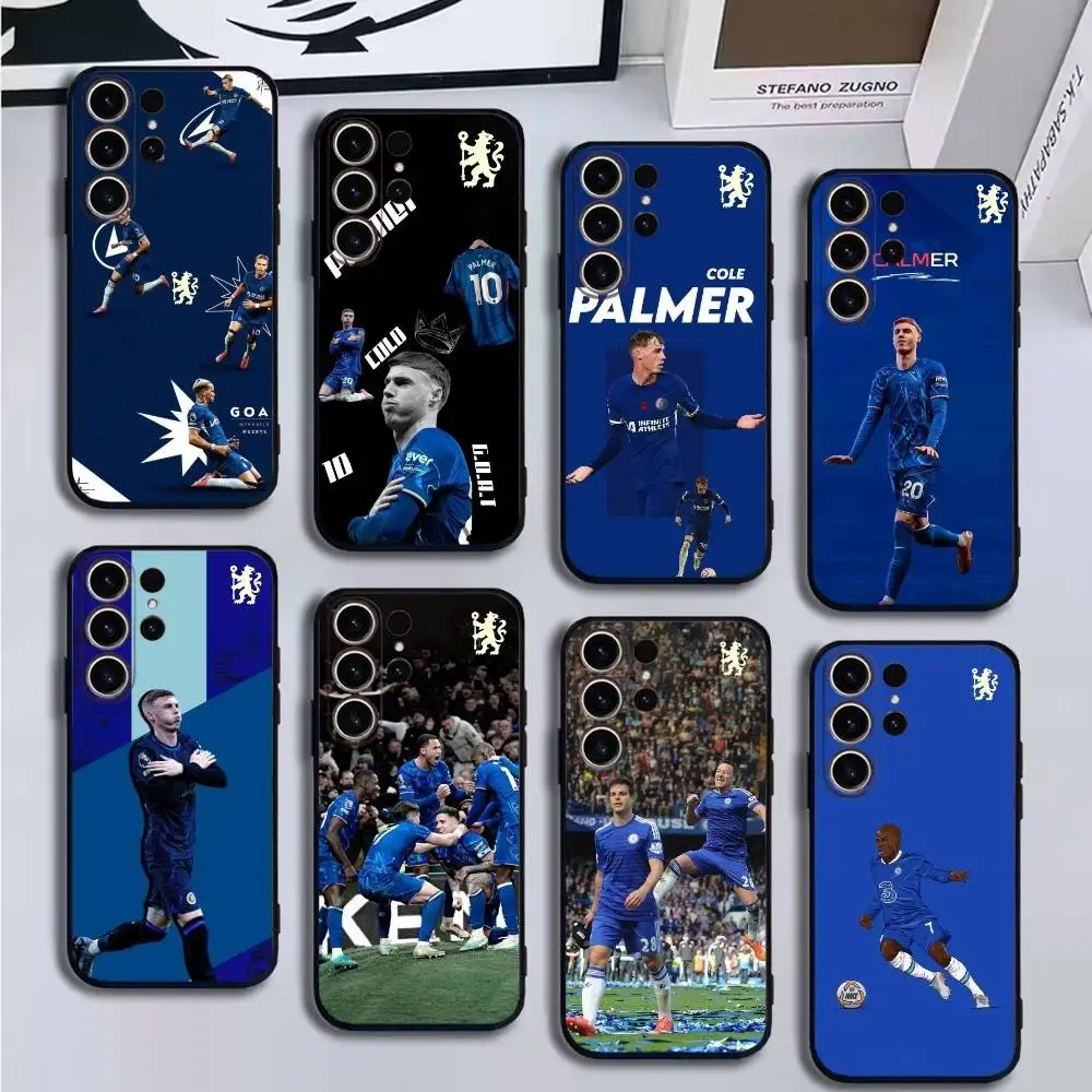 

C-chelsea football Phone Case For SamsungS25,24,21,22,23,30,Ultra,20,Plus,Fe,Lite,Note,10,9,Soft Black Cover