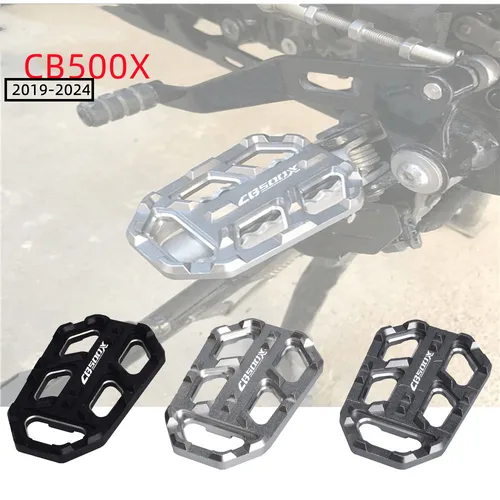 Imagen 1 del producto Accesorios para motocicleta, reposapiés de palanquilla, pedales anchos, reposapiés para HONDA CB500X CB500 X CB500 2019 2020 2021 2022 2023