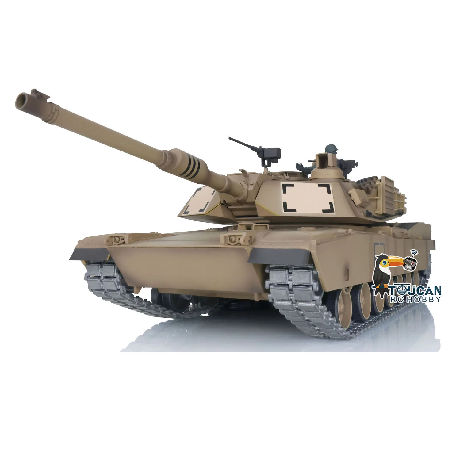 Heng Long 1/16 TK7.0 M1A2 Abrams RTR RC Tank 3918 Commander Panoramic Sight ruota i giocattoli regalo